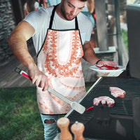 Aloha Lei Onaona Apron Red Hawaiian Tribal Pattern - Polynesian Pride