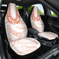 Aloha Lei Onaona Car Seat Cover Red Hawaiian Tribal Pattern
