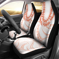 Aloha Lei Onaona Car Seat Cover Red Hawaiian Tribal Pattern