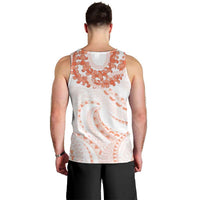 Aloha Lei Onaona Men Tank Top Red Hawaiian Tribal Pattern