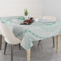 Aloha Lei Onaona Tablecloth Sage Green Hawaiian Tribal Pattern