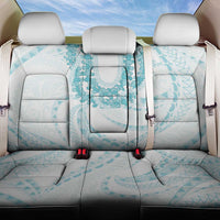 Aloha Lei Onaona Back Car Seat Cover Teal Hawaiian Tribal Pattern