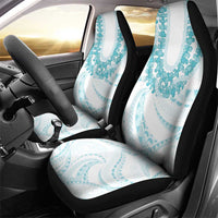 Aloha Lei Onaona Car Seat Cover Teal Hawaiian Tribal Pattern