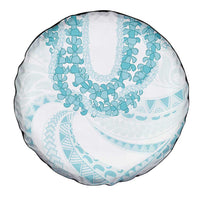 Aloha Lei Onaona Spare Tire Cover Teal Hawaiian Tribal Pattern
