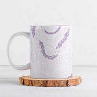 Aloha Lei Mikioi Ceramic Mug Purple Polynesian Tribal Tatau Pattern - Polynesian Pride