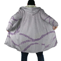 Aloha Lei Mikioi Cloak Purple Polynesian Tribal Tatau Pattern - Polynesian Pride