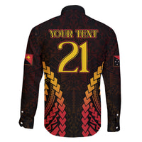 Custom Papua New Guinea Cricket Family Matching Puletasi and Hawaiian Shirt Go Barramundis LT9 - Polynesian Pride