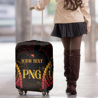 Custom Papua New Guinea Cricket Luggage Cover Go Barramundis LT9 - Polynesian Pride