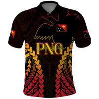 Custom Papua New Guinea Cricket Polo Shirt Go Barramundis