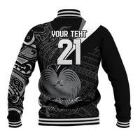 Custom Papua New Guinea Cricket Baseball Jacket Tribal Bird of Paradise Tattoo