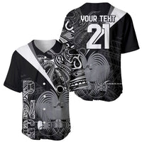 Custom Papua New Guinea Cricket Baseball Jersey Tribal Bird of Paradise Tattoo