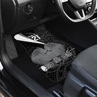 Custom Papua New Guinea Cricket Car Mats Tribal Bird of Paradise Tattoo