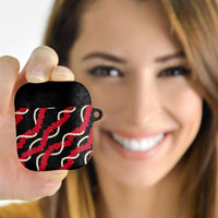 Aloha Ula'ula Hibiscus Pikake Lei AirPods Case Hawaiian Quilt Pattern LT9 - Polynesian Pride