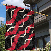 Aloha Ula'ula Hibiscus Pikake Lei Garden Flag Hawaiian Quilt Pattern LT9 - Polynesian Pride