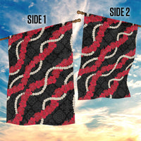 Aloha Ula'ula Hibiscus Pikake Lei Garden Flag Hawaiian Quilt Pattern LT9 - Polynesian Pride