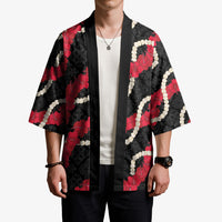 Aloha Ula'ula Hibiscus Pikake Lei Kimono Hawaiian Quilt Pattern LT9 - Polynesian Pride