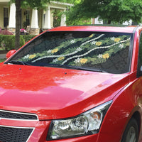 Puakenikeni Anthurium Pikake Lei Auto Sun Shade Hawaiian Quilt Pattern
