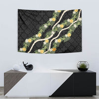 Puakenikeni Anthurium Pikake Lei Tapestry Hawaiian Quilt Pattern LT9 - Polynesian Pride