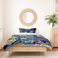 Plumeria Turtles Traditional Tribal Bedding Set
