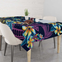 Plumeria Turtles Traditional Tribal Tablecloth