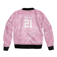 Custom New Zealand Basketball Indigenous Bomber Jacket - Polynesian Pride