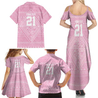Custom New Zealand Basketball Indigenous Family Matching Summer Maxi Dress and Hawaiian Shirt LT9 - Polynesian Pride