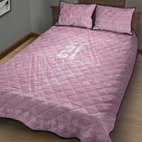 Custom New Zealand Basketball Indigenous Quilt Bed Set - Polynesian Pride