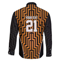 Custom Basketball New Zealand Family Matching Short Sleeve Bodycon Dress and Hawaiian Shirt Gold Maori Ta Moko Indigenous LT9 - Polynesian Pride