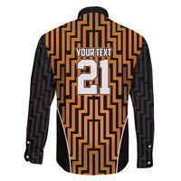 Custom Basketball New Zealand Family Matching Tank Maxi Dress and Hawaiian Shirt Gold Maori Ta Moko Indigenous - Polynesian Pride