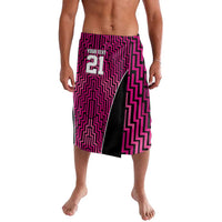 Custom Basketball New Zealand Lavalava Pink Maori Ta Moko Indigenous - Polynesian Pride