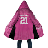 New Zealand Custom Cloak Fire Basketball Maori Tribal Pink - Polynesian Pride