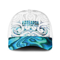 New Zealand Aotearoa Baseball Net Cap Maori Papua Shell Indigenous - Polynesian Pride