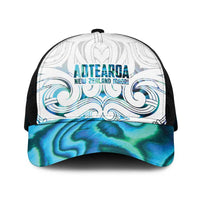 New Zealand Aotearoa Mesh Trucker Cap Maori Papua Shell Indigenous - Polynesian Pride