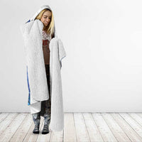 Custom New Zealand Aotearoa Hooded Blanket Purple Maori Paua Shell Indigenous - Polynesian Pride