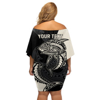 personalised-polynesia-fishing-family-matching-off-shoulder-short-dress-and-hawaiian-shirt-with-maori-hei-matau-fish-hook-gold-art