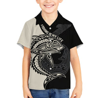 personalised-polynesia-fishing-kid-hawaiian-shirt-with-maori-hei-matau-fish-hook-gold-art