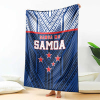 Rugby Toa Samoa Blanket Samoa mo Samoa Island Warrior Pride - Polynesian Pride