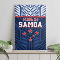 Rugby Toa Samoa Canvas Wall Art Samoa mo Samoa Island Warrior Pride - Polynesian Pride