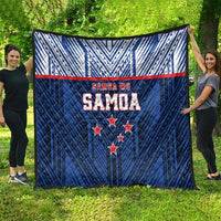 Rugby Toa Samoa Quilt Samoa mo Samoa Island Warrior Pride - Polynesian Pride