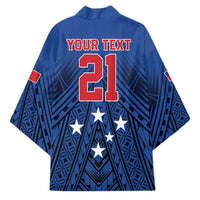 Custom Rugby Toa Samoa Kimono Samoa mo Samoa Strength in Tatau - Polynesian Pride