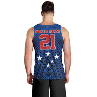 Custom Rugby Toa Samoa Men Tank Top Samoa mo Samoa Strength in Tatau - Polynesian Pride