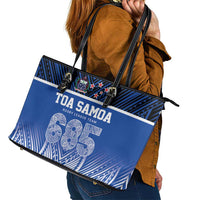 Toa Samoa 685 Leather Tote Bag Uso Aso Uma For Life For Samoa - Polynesian Pride