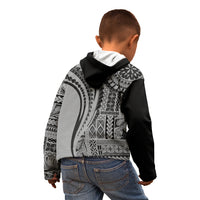 Samoa Siapo Arty Kid Hoodie Black Style LT9 - Polynesian Pride