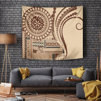 Samoa Siapo Arty Tapestry Brown Style LT9 Brown - Polynesian Pride