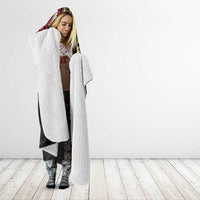 Aotearoa and Niue Mo Te Tiriti Hooded Blanket New Zealand Honour The Treaty Ake!Ake!Ake!