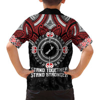 Aotearoa Proud To Be Maori Family Matching Puletasi and Hawaiian Shirt New Zealand Fight Together LT9 - Polynesian Pride