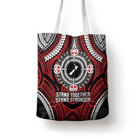 Aotearoa Proud To Be Maori Tote Bag New Zealand Fight Together - Polynesian Pride