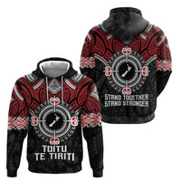 Aotearoa Proud To Be Maori Zip Hoodie New Zealand Fight Together