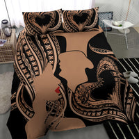 Personalised Valentines Day Romantic Lovers Bedding Set LT9 - Polynesian Pride