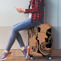 Personalised Valentines Day Romantic Lovers Luggage Cover LT9 - Polynesian Pride